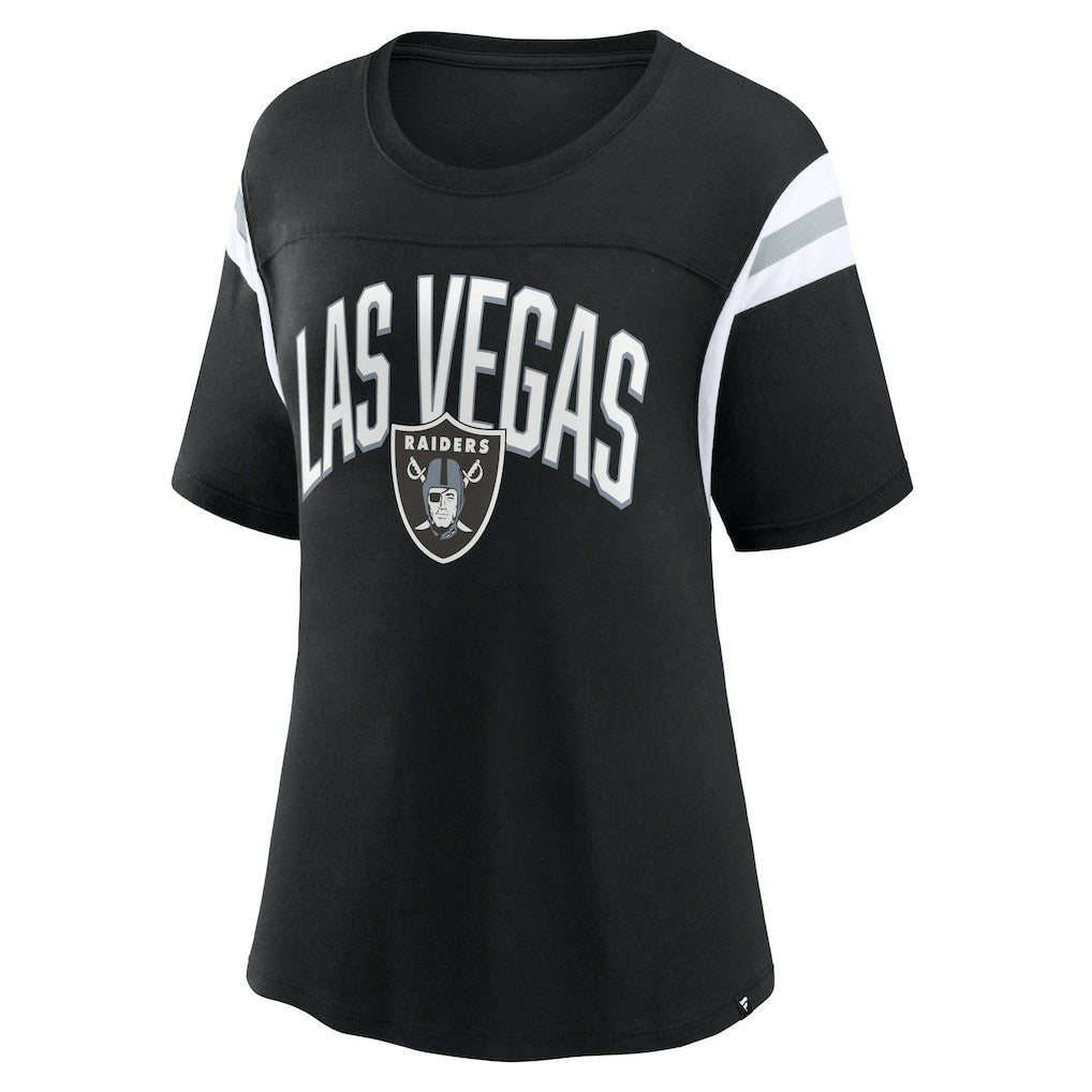 Women's Earned Stripes T-Shirt - Las Vegas Raiders