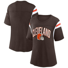 Women's Earned Stripes T-Shirt - Cleveland Browns
