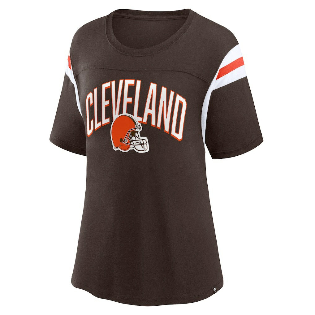 Women's Earned Stripes T-Shirt - Cleveland Browns