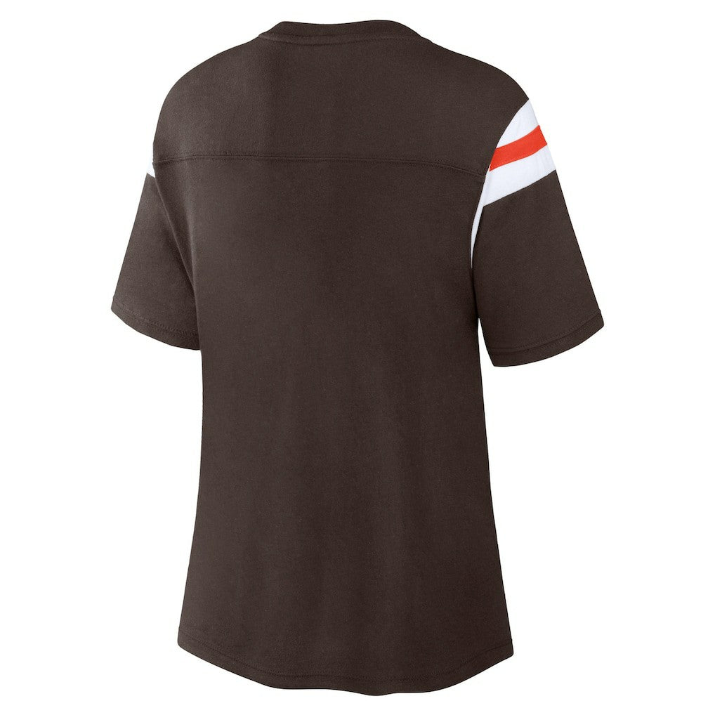 Women's Earned Stripes T-Shirt - Cleveland Browns