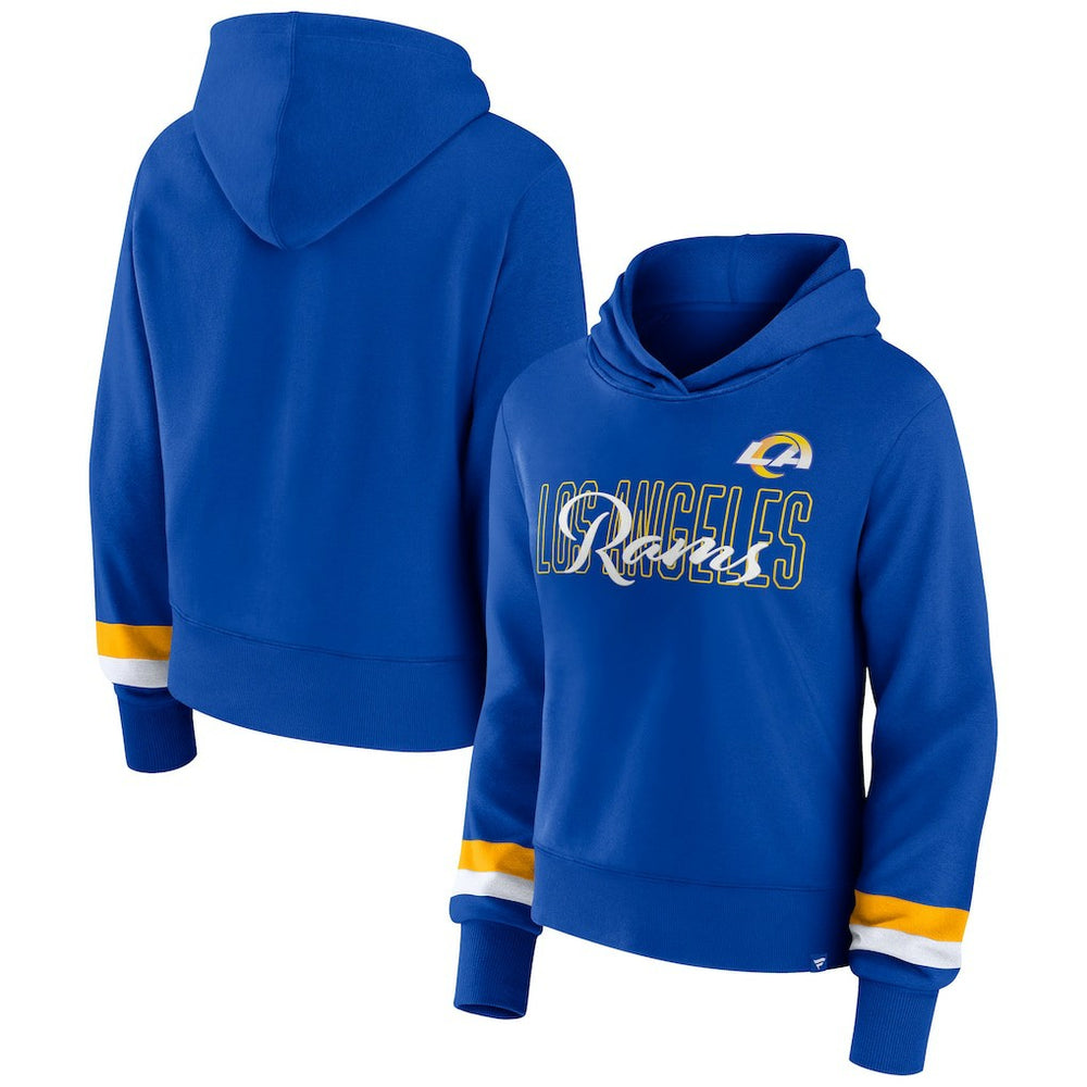 Women's Over Under Pullover Hoodie - Los Angeles Rams