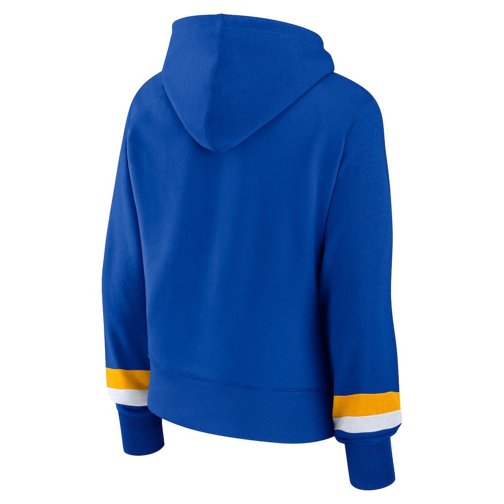 Women's Over Under Pullover Hoodie - Los Angeles Rams