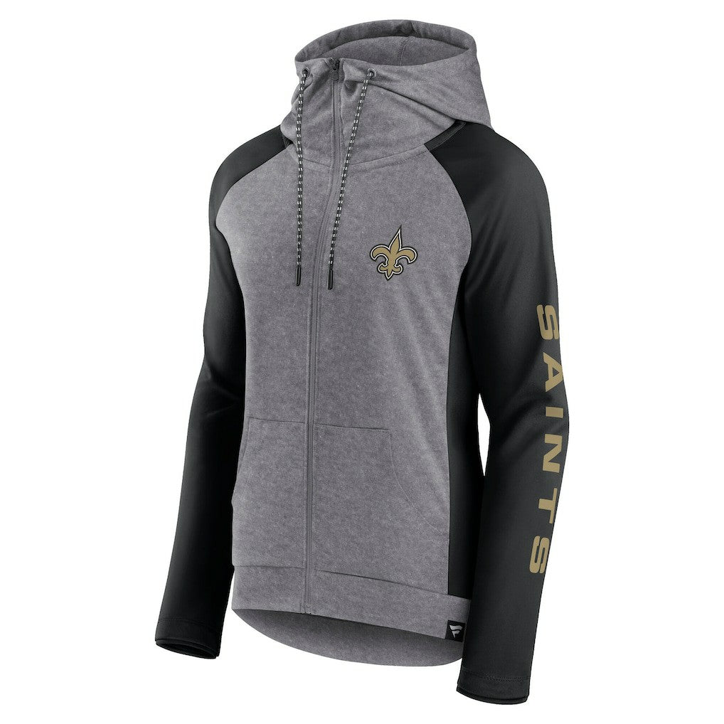 Women's Blind Side Lightweight Full-Zip Hoodie - New Orleans Saints