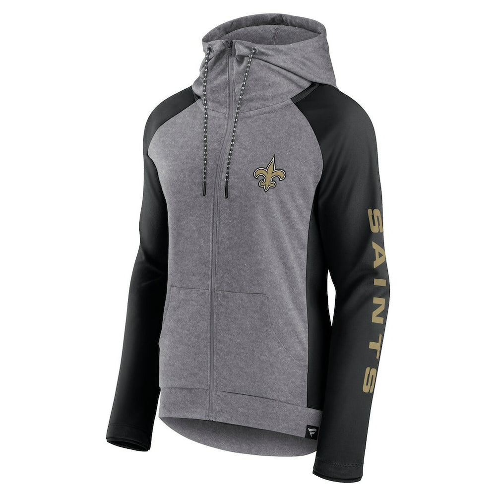 Women's Blind Side Lightweight Full-Zip Hoodie - New Orleans Saints