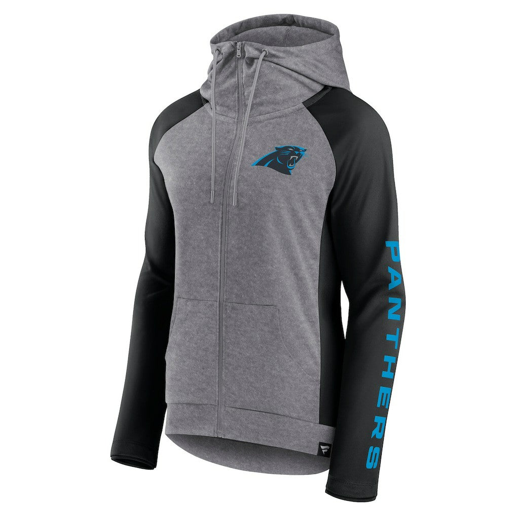 Women's Blind Side Lightweight Full-Zip Hoodie - Carolina Panthers