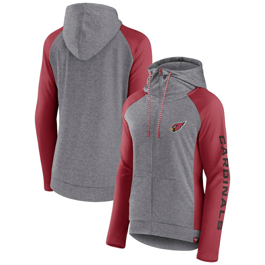 Women's Blind Side Lightweight Full-Zip Hoodie - Arizona Cardinals
