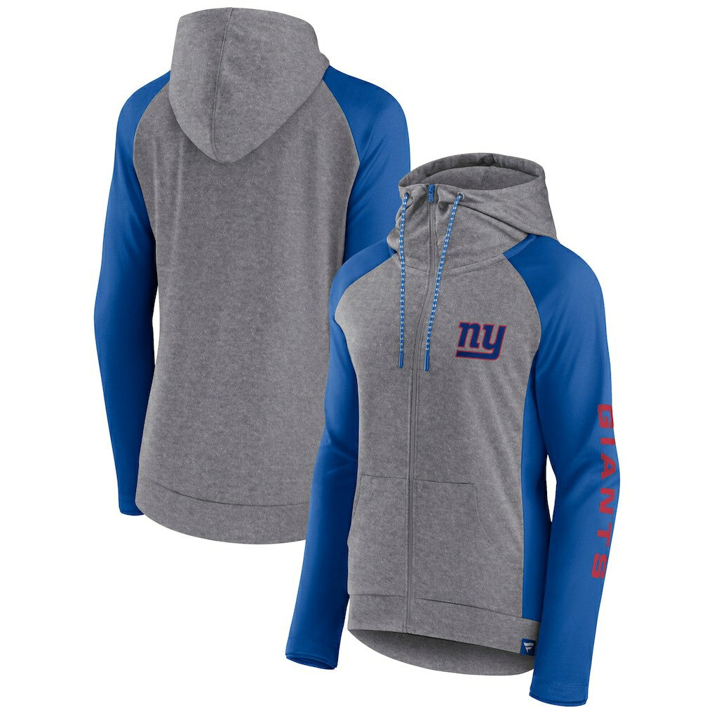 Women's Blind Side Lightweight Full-Zip Hoodie - New York Giants