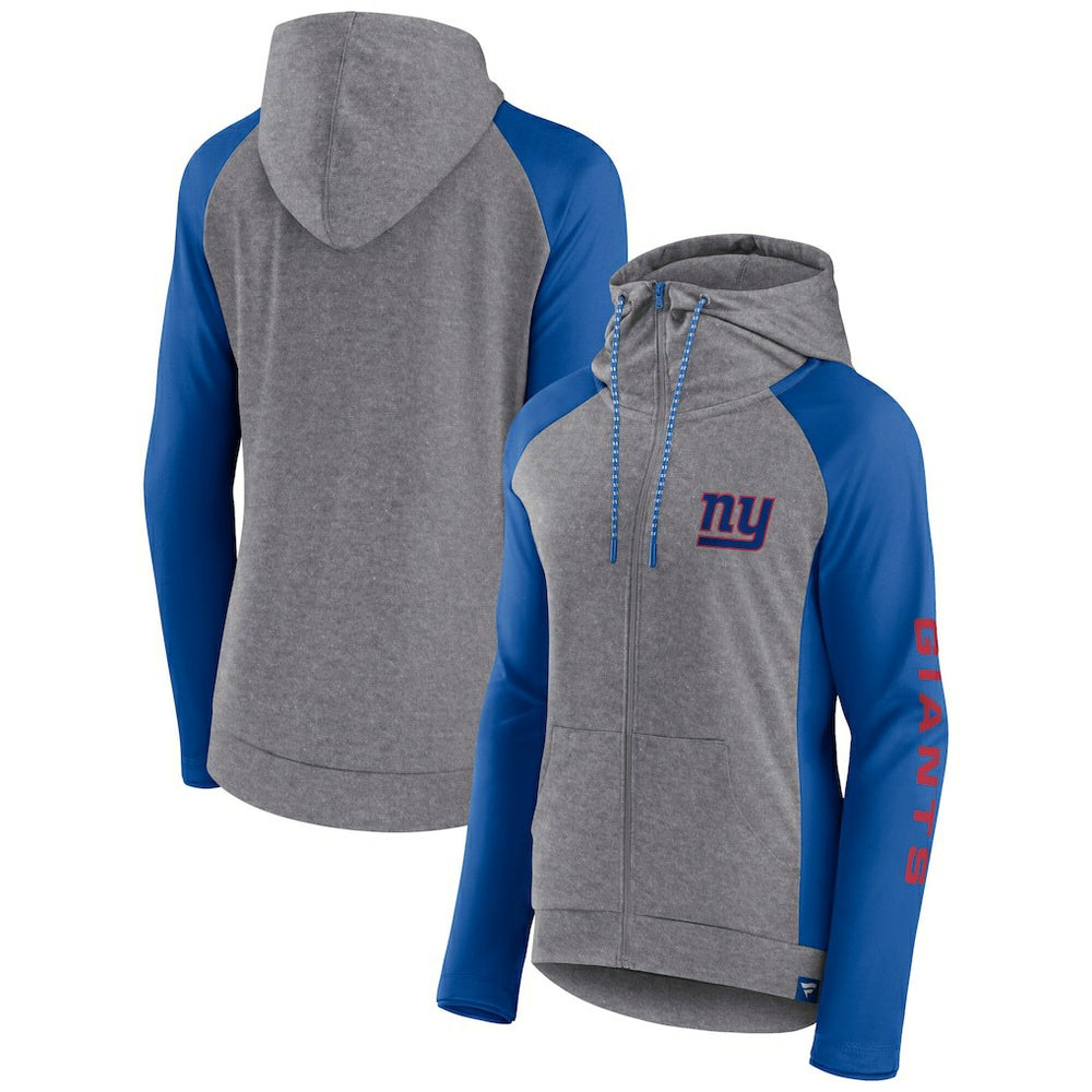Women's Blind Side Lightweight Full-Zip Hoodie - New York Giants