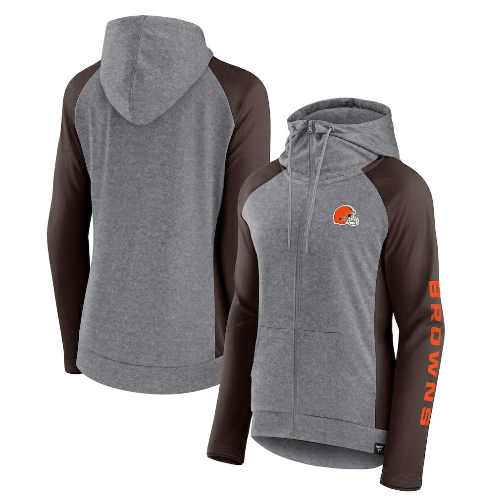 Women's Blind Side Lightweight Full-Zip Hoodie - Cleveland Browns