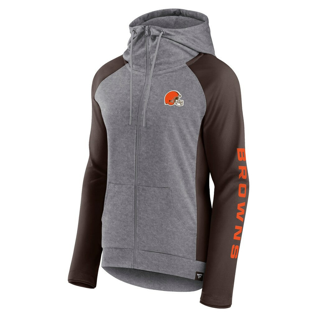 Women's Blind Side Lightweight Full-Zip Hoodie - Cleveland Browns