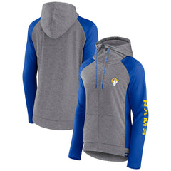 Women's Blind Side Lightweight Full-Zip Hoodie - Los Angeles Rams