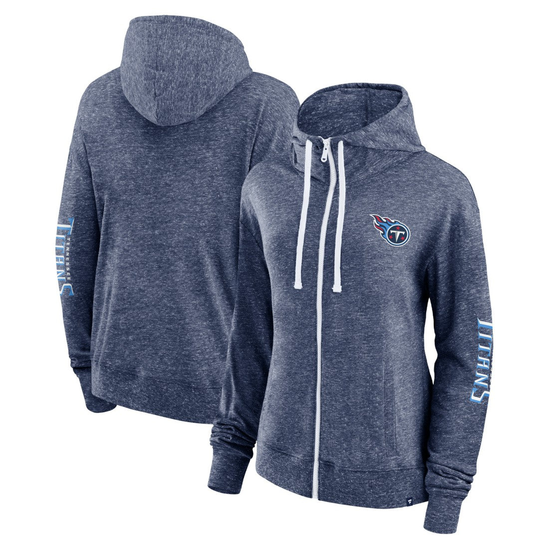 Women's Opening Coin Flip Lightweight Full-Zip Hoodie - Tennessee Titans