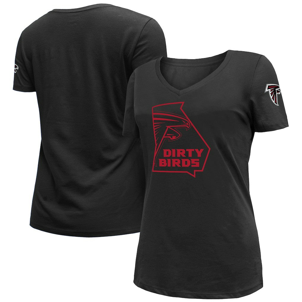 Women's Dirty Birds Kickoff V-Neck T-Shirt - Atlanta Falcons