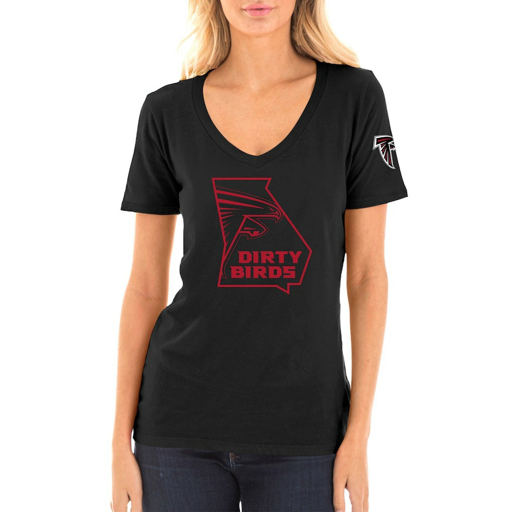Women's Dirty Birds Kickoff V-Neck T-Shirt - Atlanta Falcons