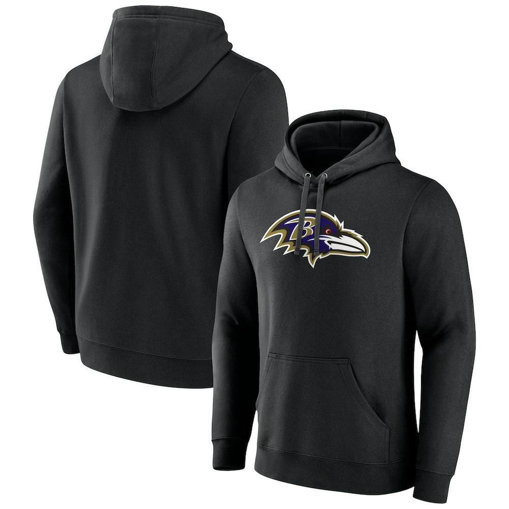 Primary Team Logo Fitted Pullover Hoodie - Baltimore Ravens