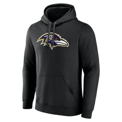 Primary Team Logo Fitted Pullover Hoodie - Baltimore Ravens
