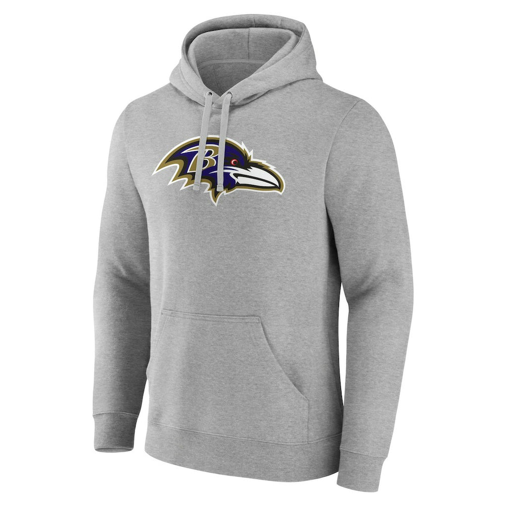 Primary Team Logo Fitted Pullover Hoodie - Baltimore Ravens