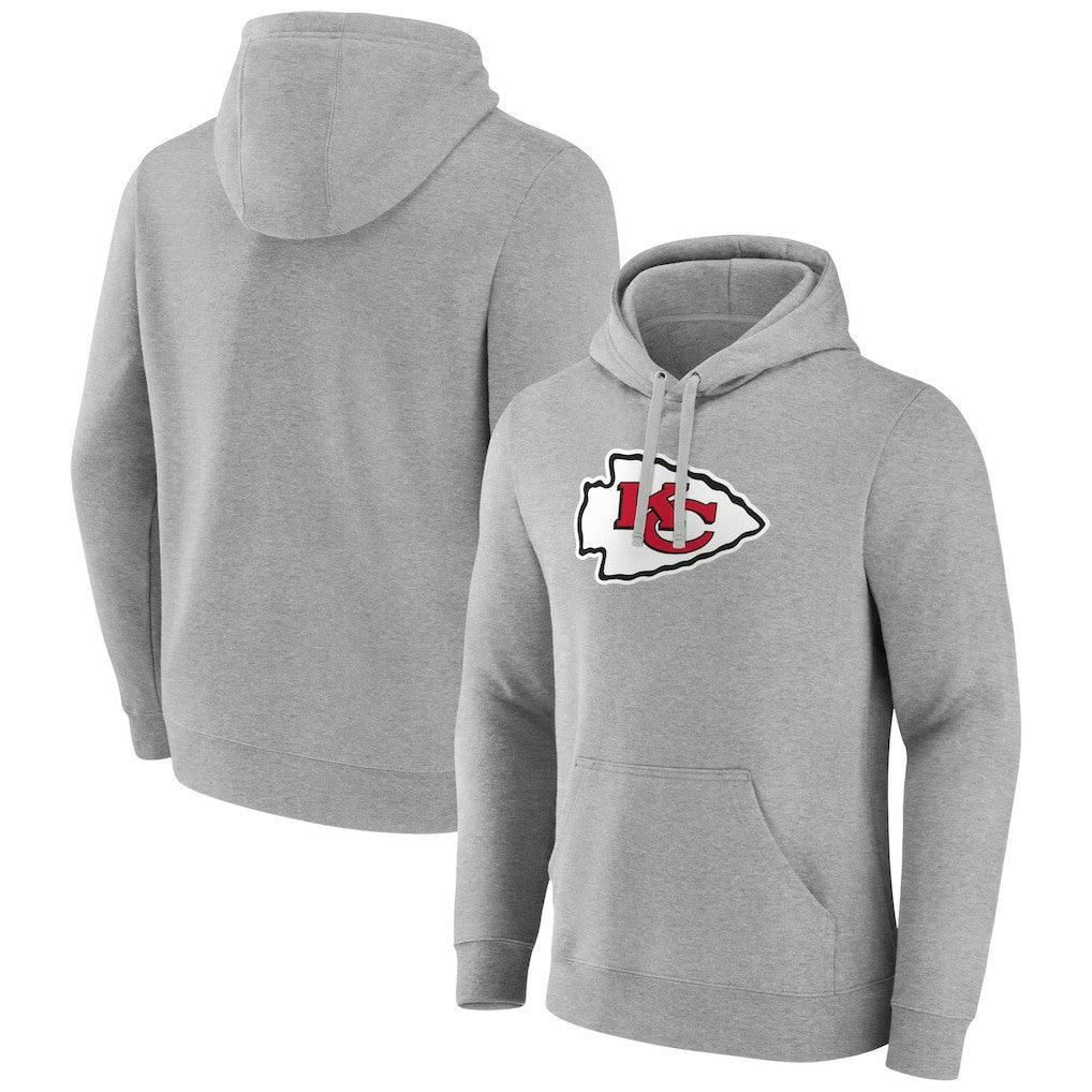 Primary Team Logo Fitted Pullover Hoodie - Kansas City Chiefs