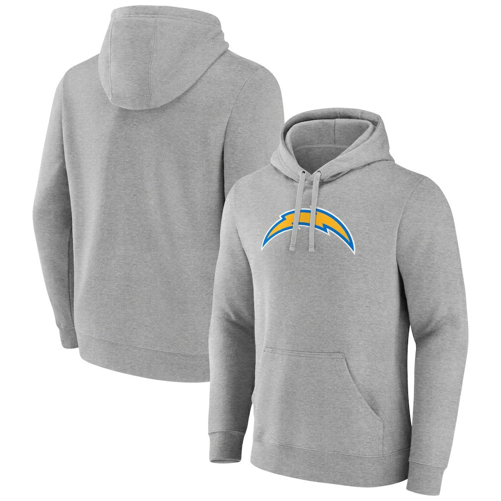 Primary Team Logo Fitted Pullover Hoodie - Los Angeles Chargers