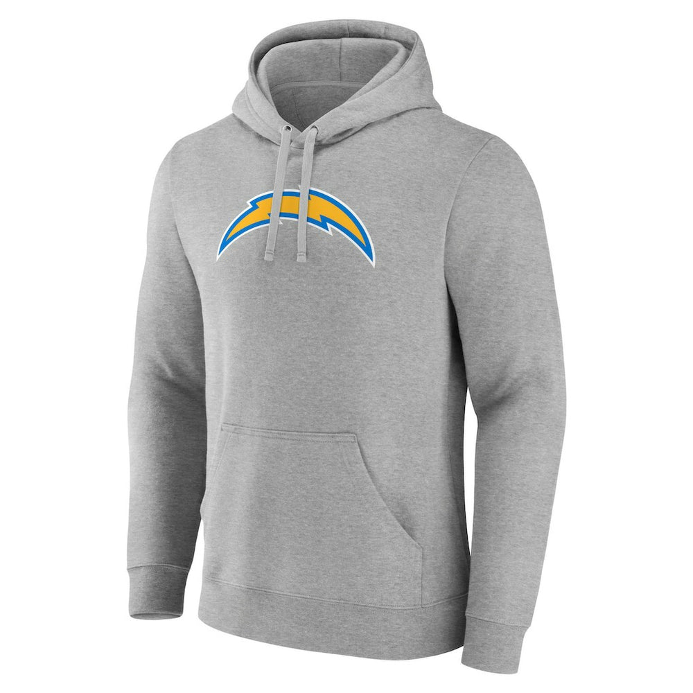 Primary Team Logo Fitted Pullover Hoodie - Los Angeles Chargers