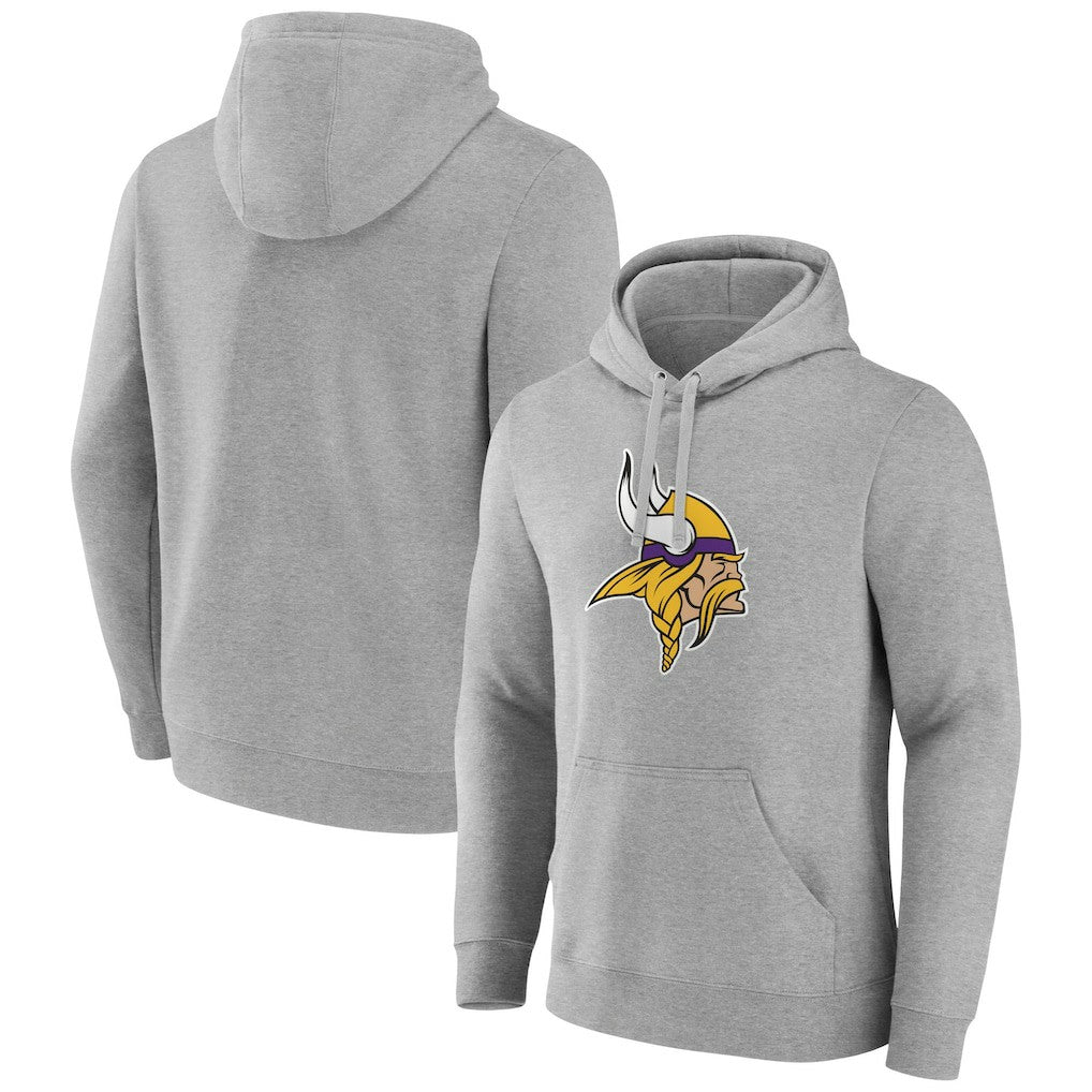 Primary Team Logo Fitted Pullover Hoodie - Minnesota Vikings