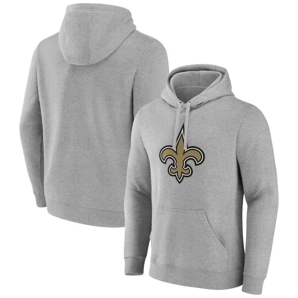 Primary Team Logo Fitted Pullover Hoodie - New Orleans Saints