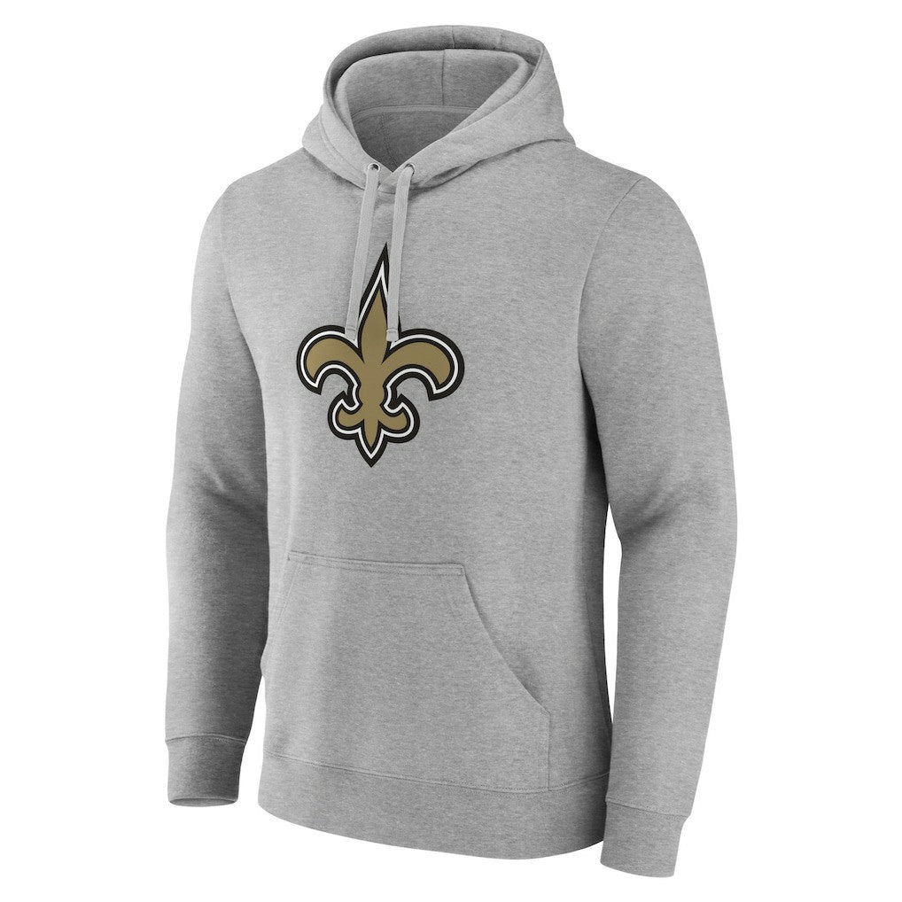 Primary Team Logo Fitted Pullover Hoodie - New Orleans Saints