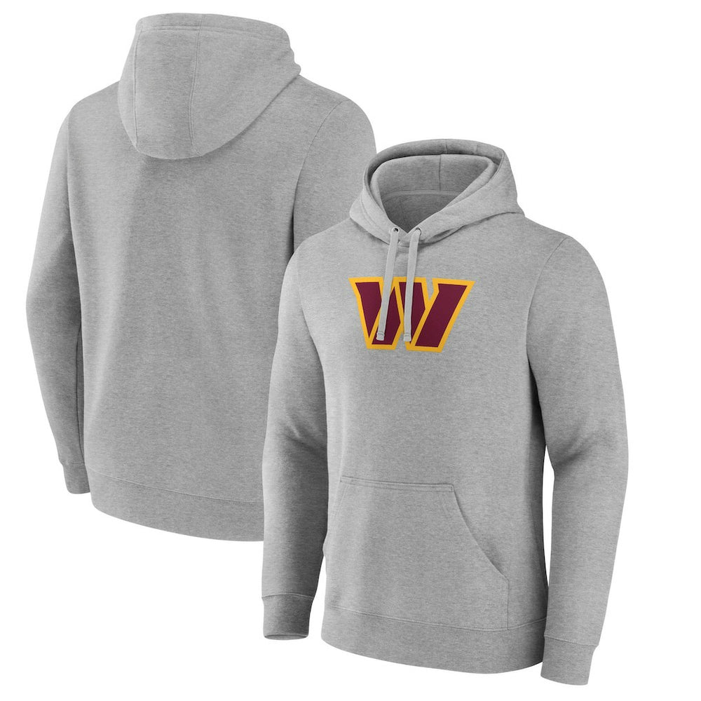 Primary Team Logo Fitted Pullover Hoodie - Washington Commanders