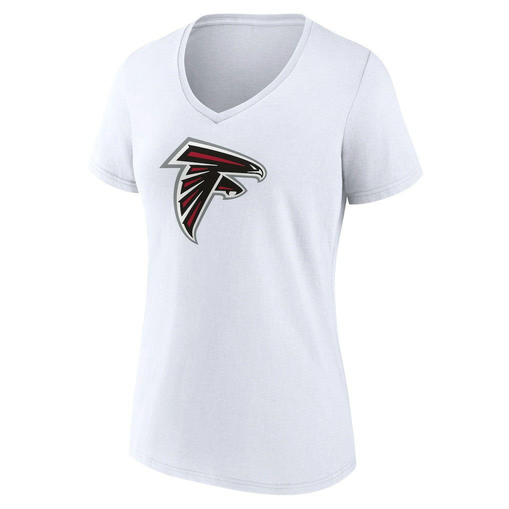 Women's Primary Team Logo V-Neck T-Shirt - Atlanta Falcons