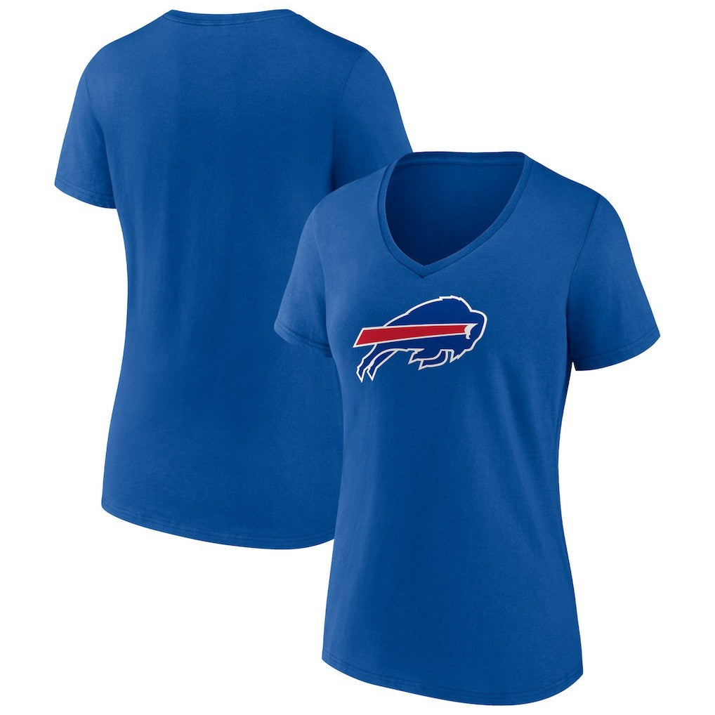 Women's Primary Team Logo V-Neck T-Shirt - Buffalo Bills