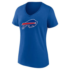 Women's Primary Team Logo V-Neck T-Shirt - Buffalo Bills