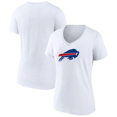 Women's Primary Team Logo V-Neck T-Shirt - Buffalo Bills