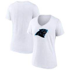 Women's Primary Team Logo V-Neck T-Shirt - Carolina Panthers