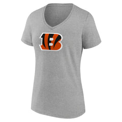 Women's Primary Team Logo V-Neck T-Shirt - Cincinnati Bengals