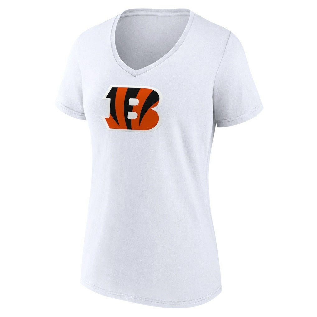 Women's Primary Team Logo V-Neck T-Shirt - Cincinnati Bengals