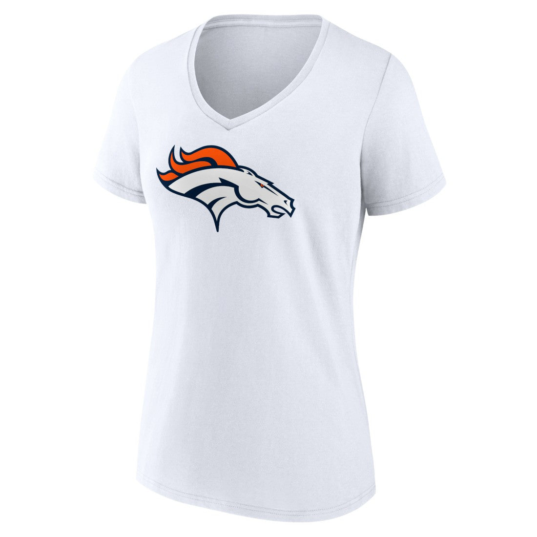 Women's Primary Team Logo V-Neck T-Shirt - Denver Broncos