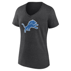 Women's Primary Team Logo V-Neck T-Shirt - Detroit Lions