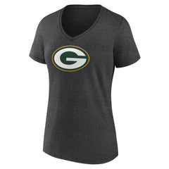 Women's Primary Team Logo V-Neck T-Shirt - Green Bay Packers