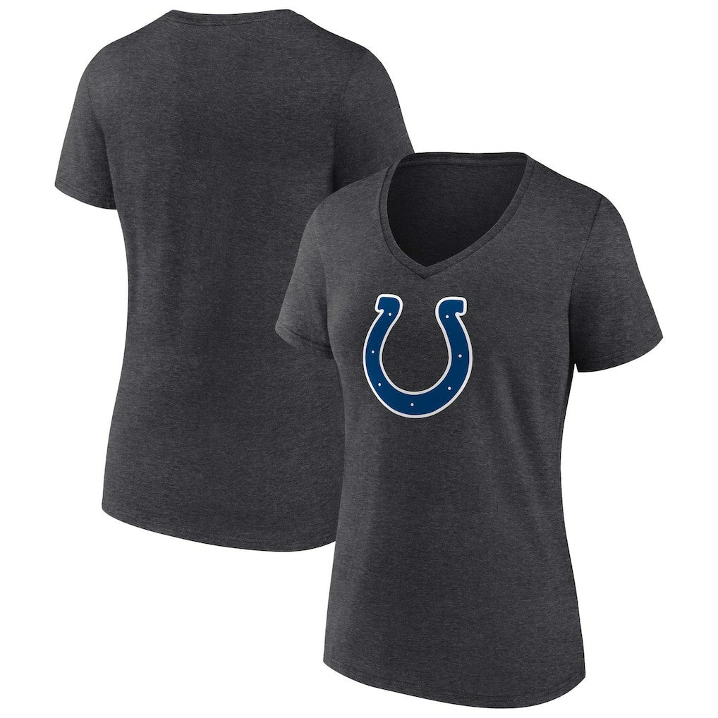 Women's Primary Team Logo V-Neck T-Shirt - Indianapolis Colts