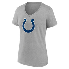Women's Primary Team Logo V-Neck T-Shirt - Indianapolis Colts