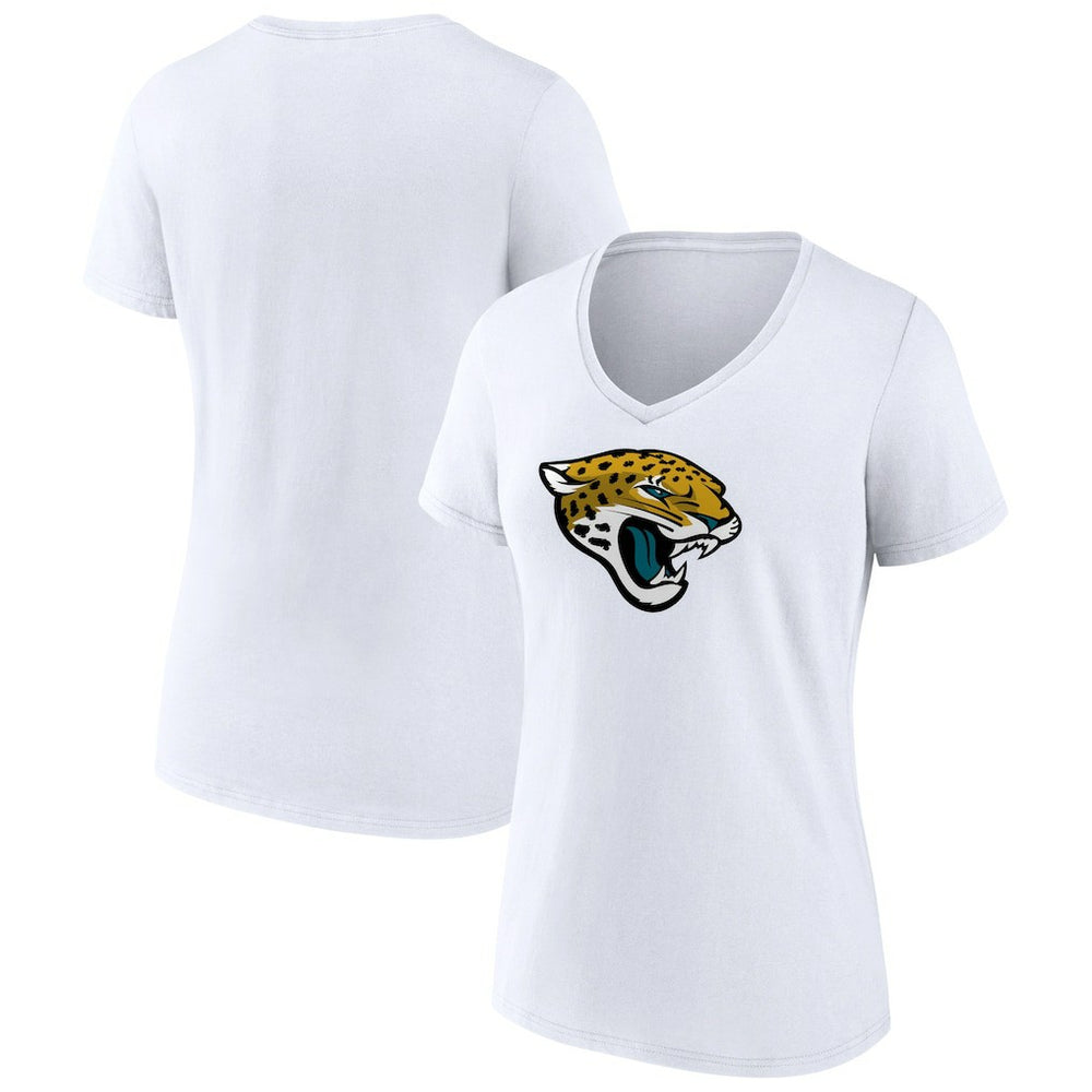 Women's Primary Team Logo V-Neck T-Shirt - Jacksonville Jaguars