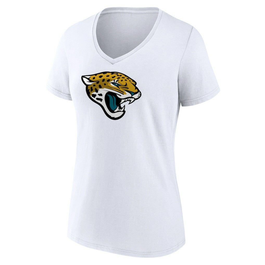 Women's Primary Team Logo V-Neck T-Shirt - Jacksonville Jaguars