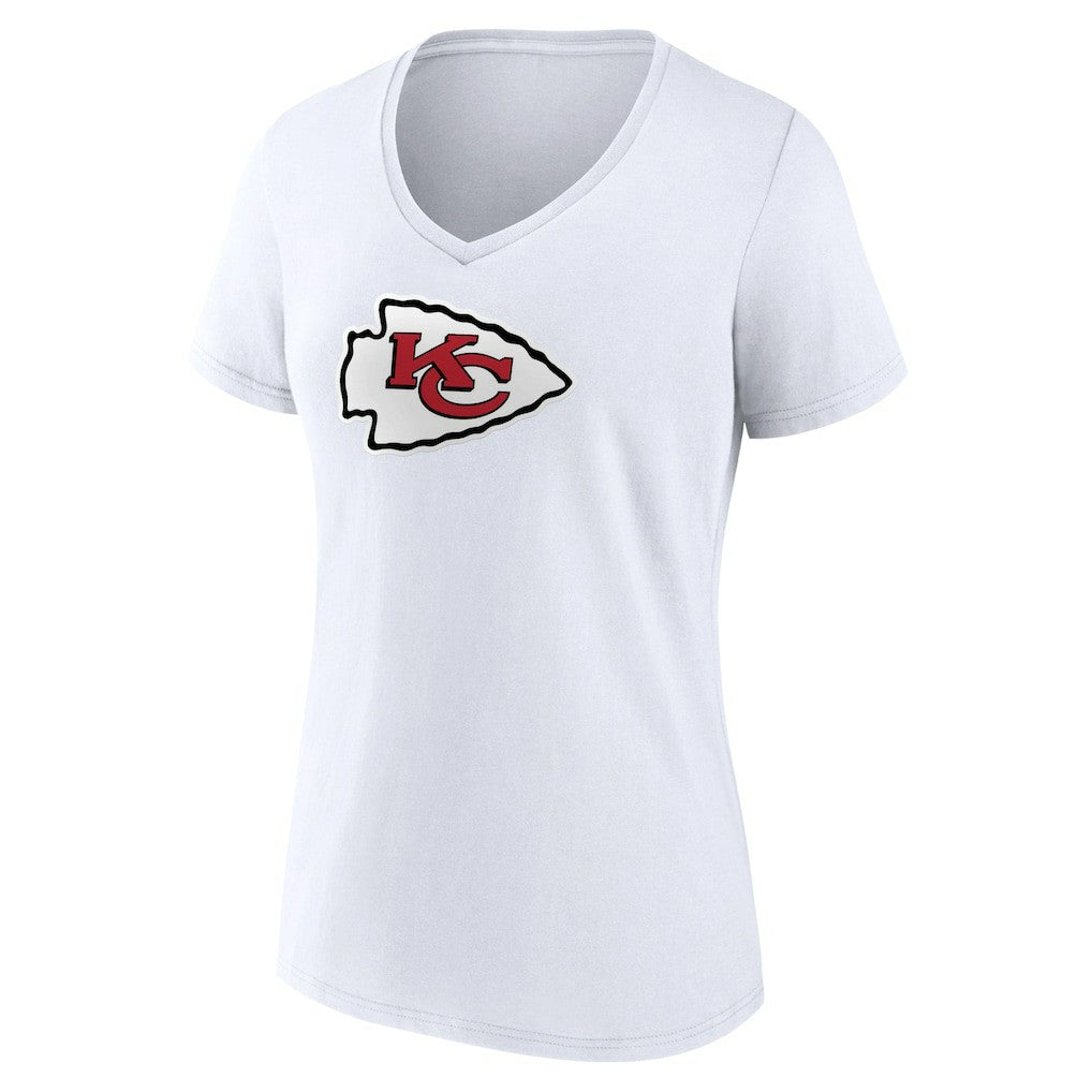 Women's Primary Team Logo V-Neck T-Shirt - Kansas City Chiefs