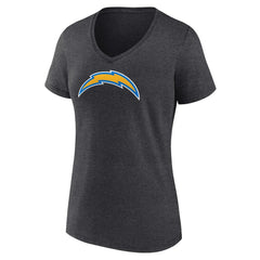 Women's Primary Team Logo V-Neck T-Shirt - Los Angeles Chargers