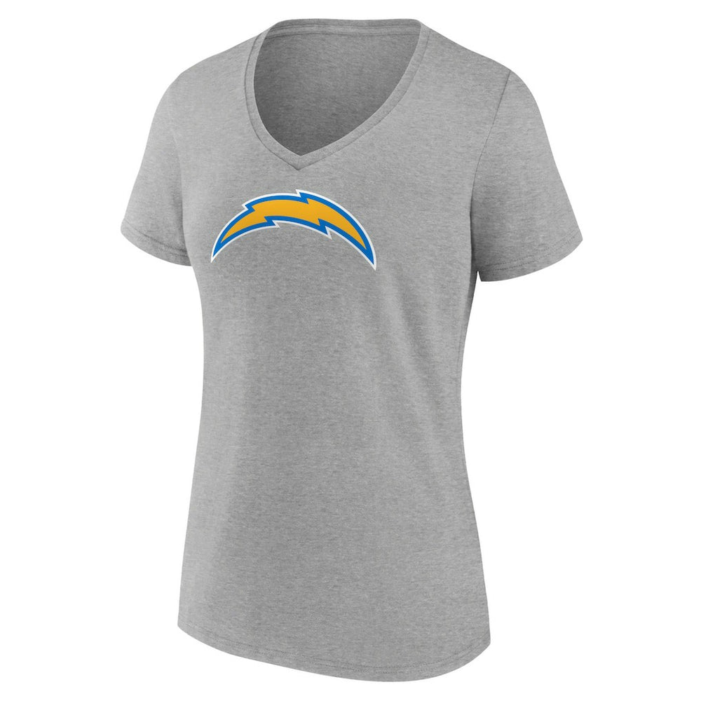 Women's Primary Team Logo V-Neck T-Shirt - Los Angeles Chargers