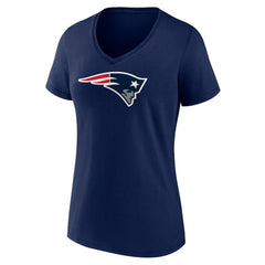 Women's Primary Team Logo V-Neck T-Shirt - New England Patriots