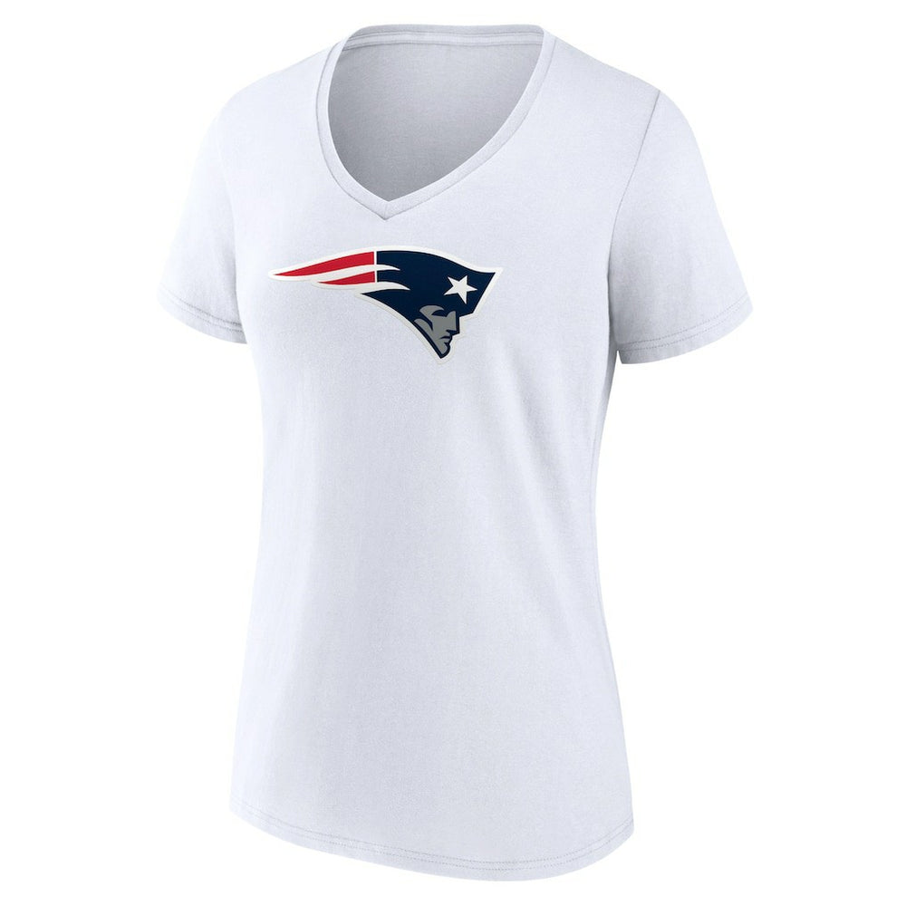 Women's Primary Team Logo V-Neck T-Shirt - New England Patriots
