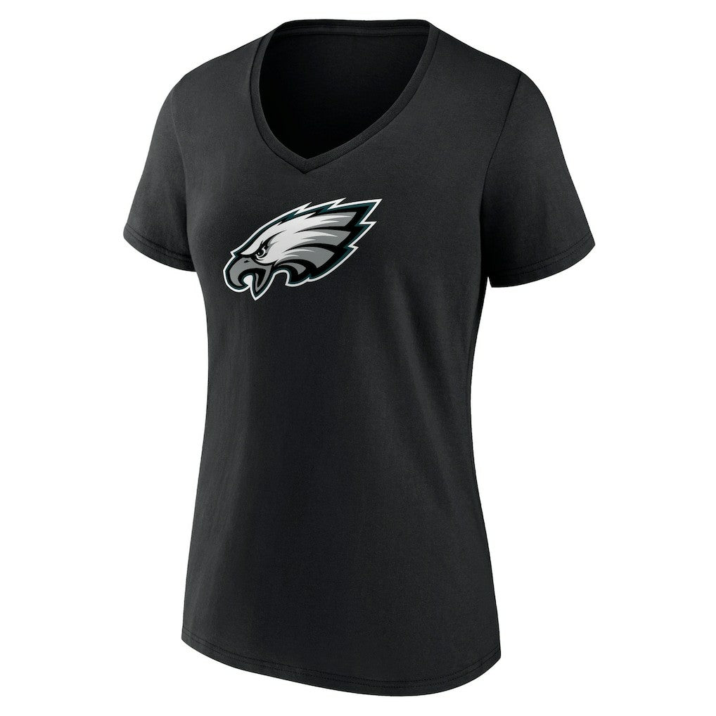 Women's Primary Team Logo V-Neck T-Shirt - Philadelphia Eagles