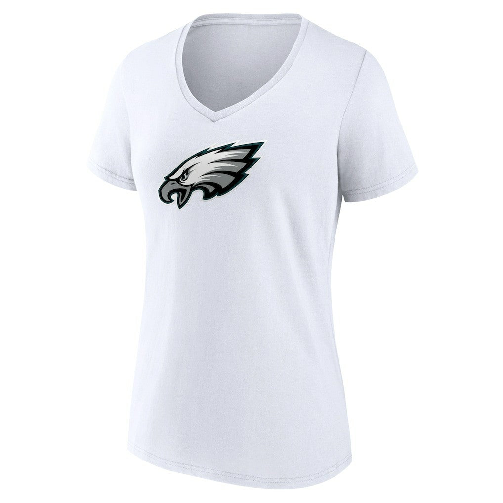 Women's Primary Team Logo V-Neck T-Shirt - Philadelphia Eagles