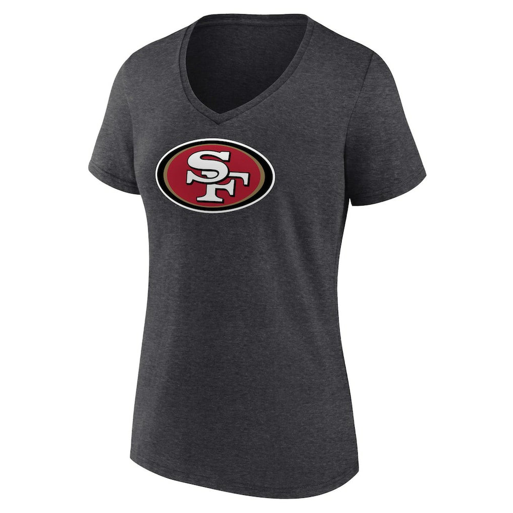 Women's Primary Team Logo V-Neck T-Shirt - San Francisco 49ers
